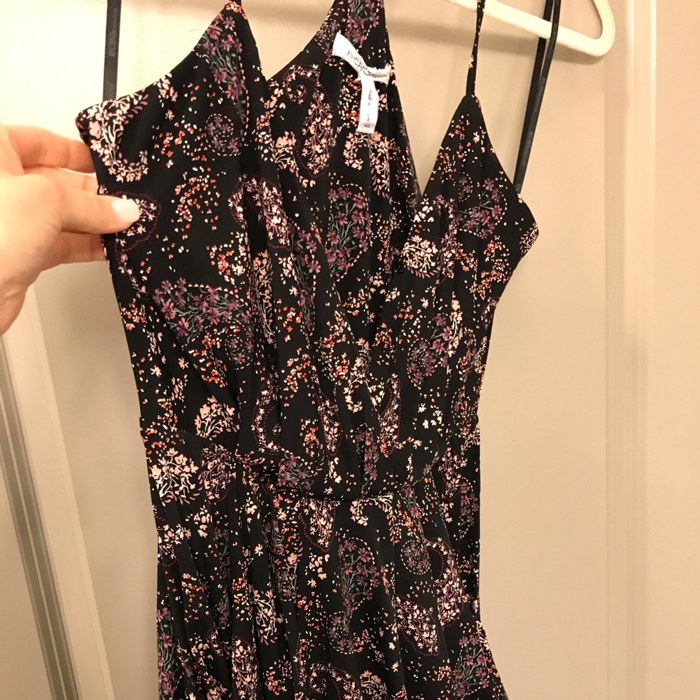BCBGeneration Paisley Faux- Wrap Dress
